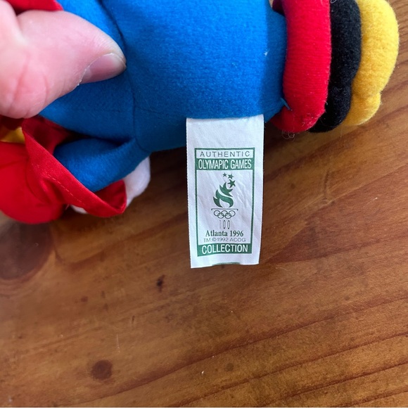 Vintage 1996 Atlanta Olympic Games Izzy Mascot Toy Stuffed‎ Plush Dakin 7” - Picture 5 of 6